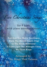 Five Christmas Songs - F Horn with Piano accompaniment P.O.D cover